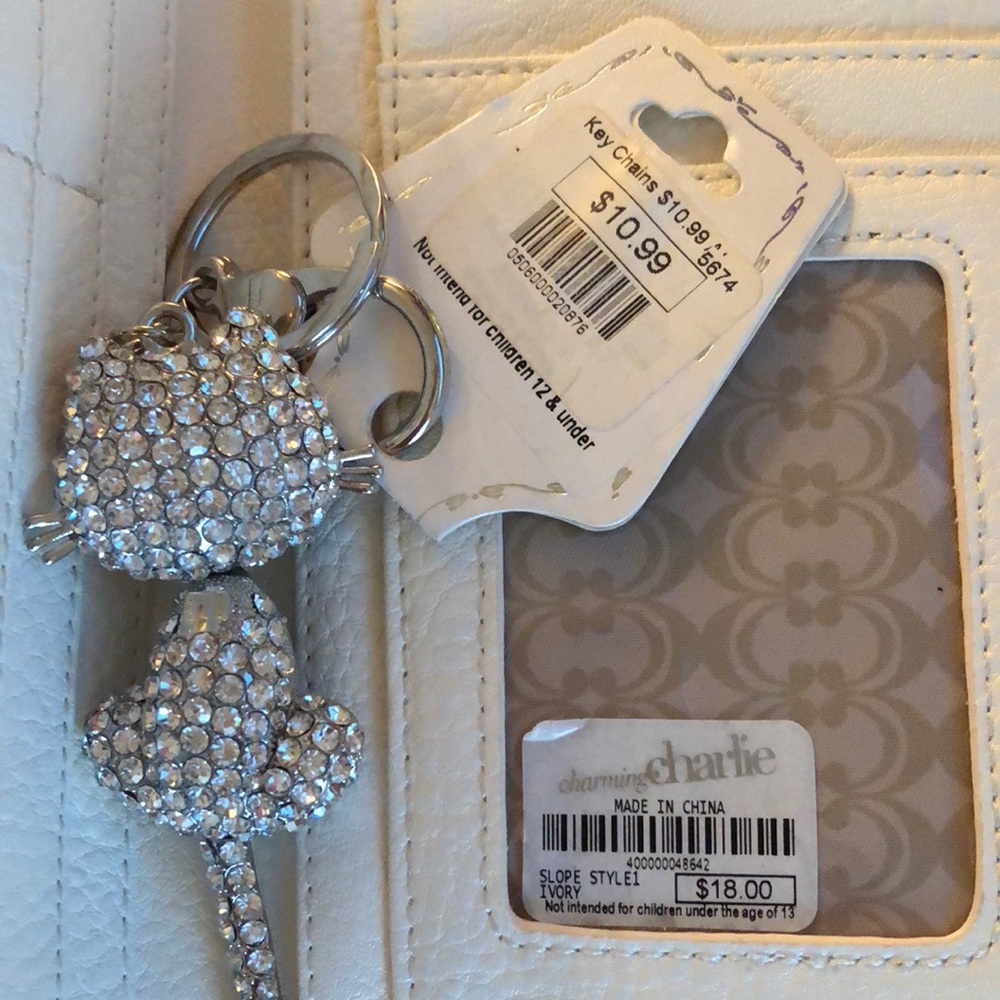 Charming Charlie Wallet & Rhinestone Keychain - Picture 7 of 7